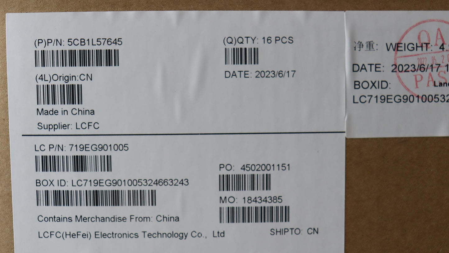 Lenovo Cover Fru Kt4D1_A_A30_Fhd_5M_A - 5CB1L57645