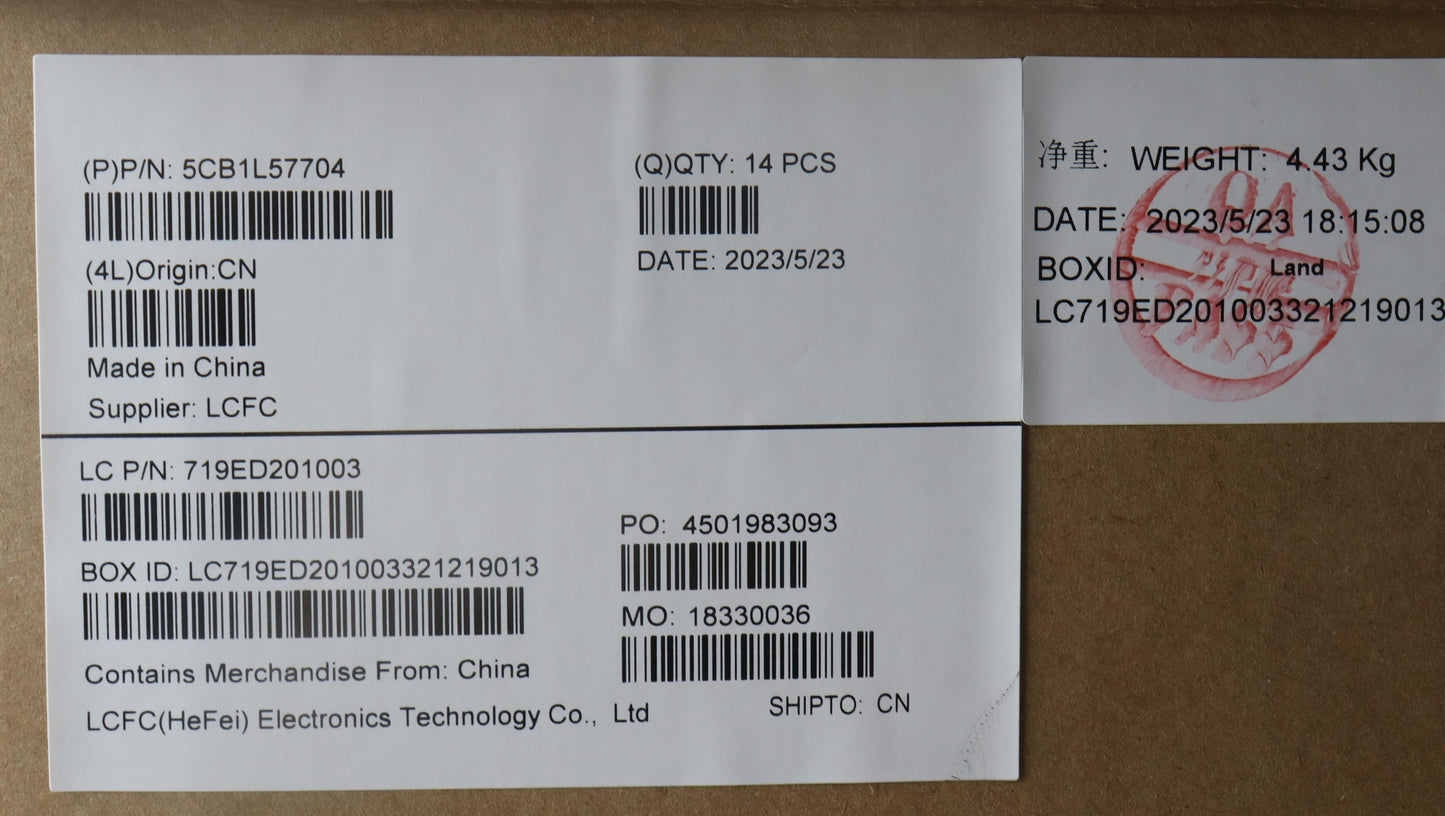 Lenovo Cover Frukx3D1_A_Cover_Mg_Assy - 5CB1L57704