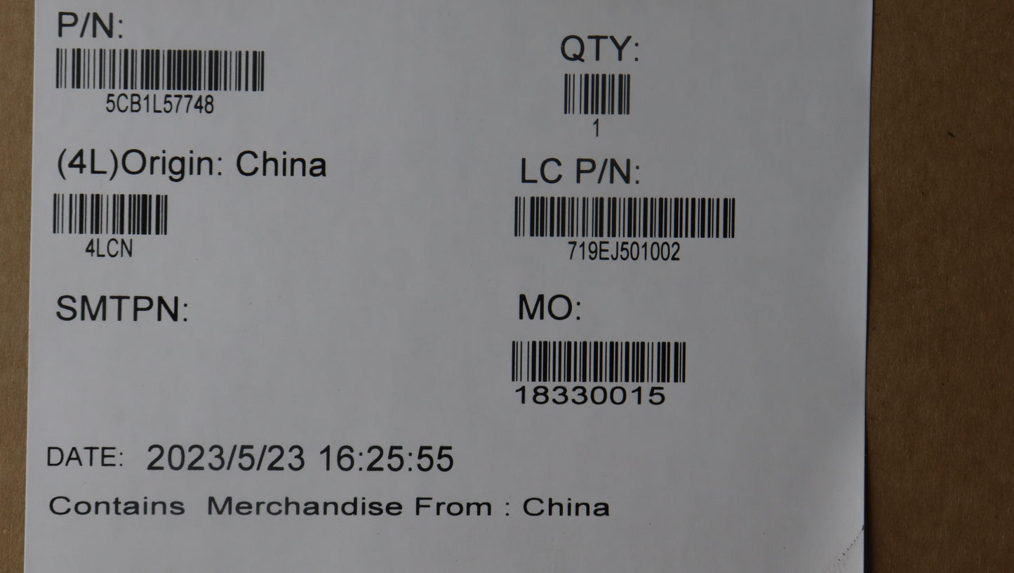 Lenovo LCD Cover E16G1 Sub Assembly - 5CB1L57748