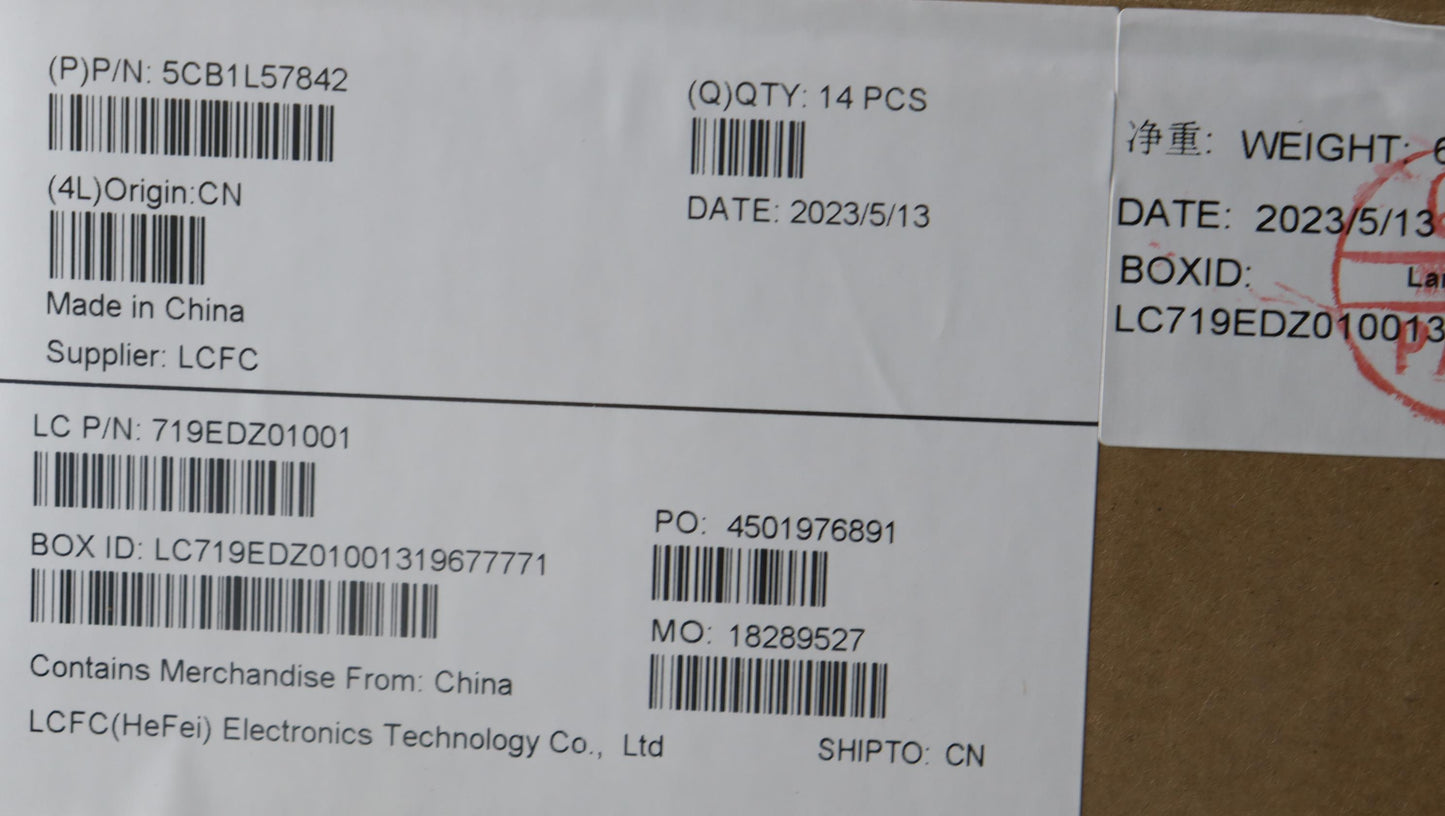 Lenovo Cover Fru Kt6D0_C_Cover_Ww_Sub - 5CB1L57842