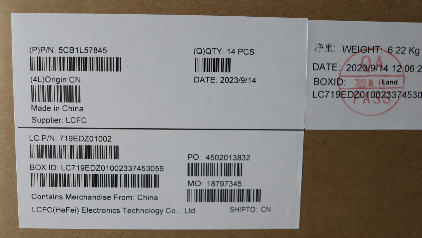 Lenovo Cover Fru Kt6D0_C_Cover_Ww_Sub - 5CB1L57845