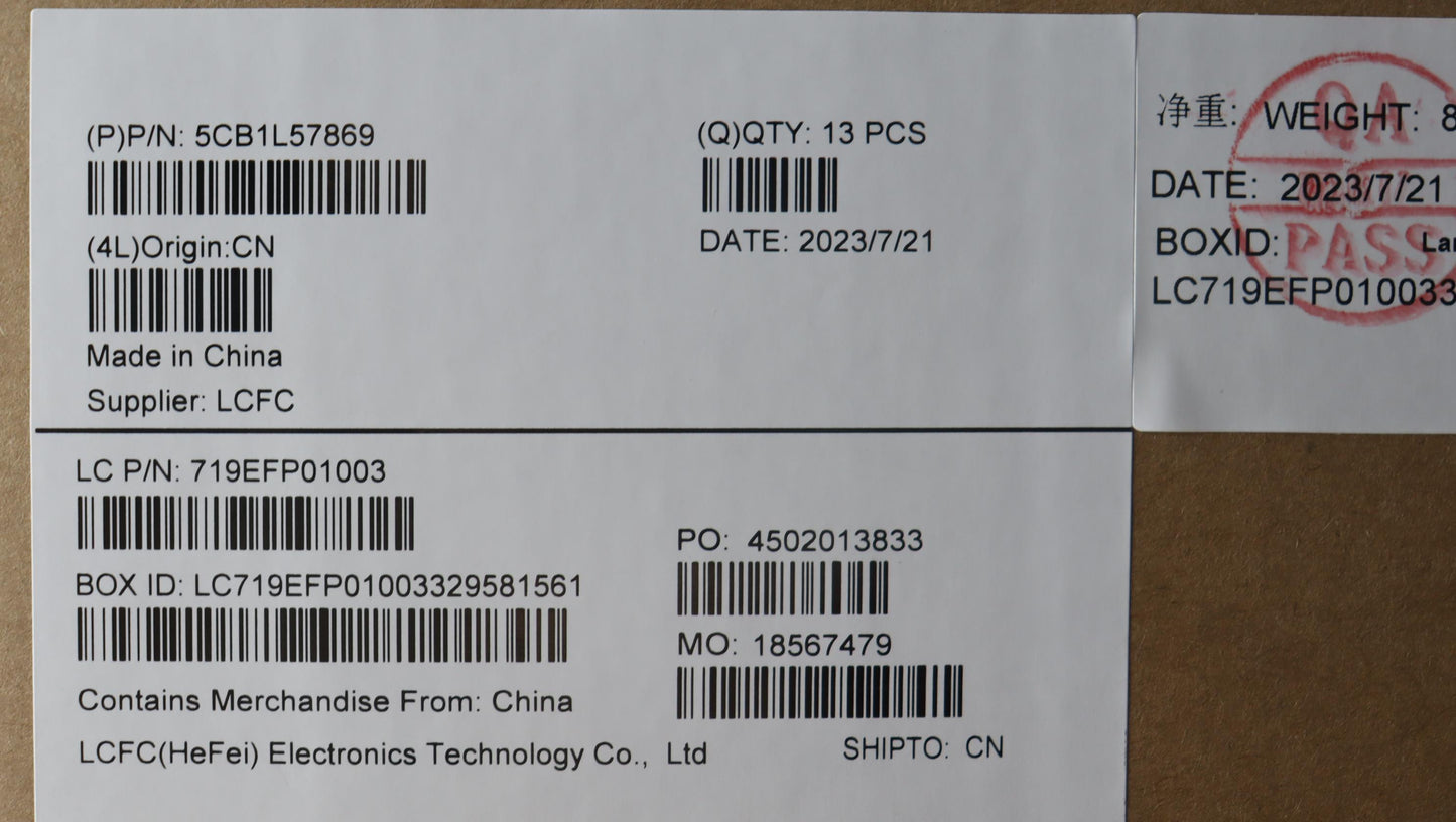Lenovo Replacement Part - 5CB1L57869