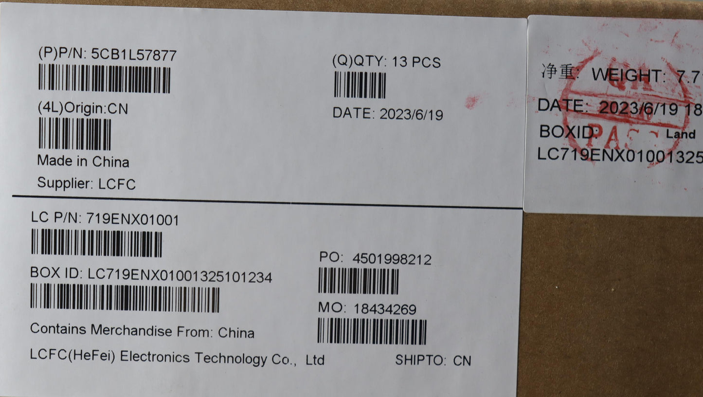 Lenovo Oak-1.0 Intel Fru Co - 5CB1L57877