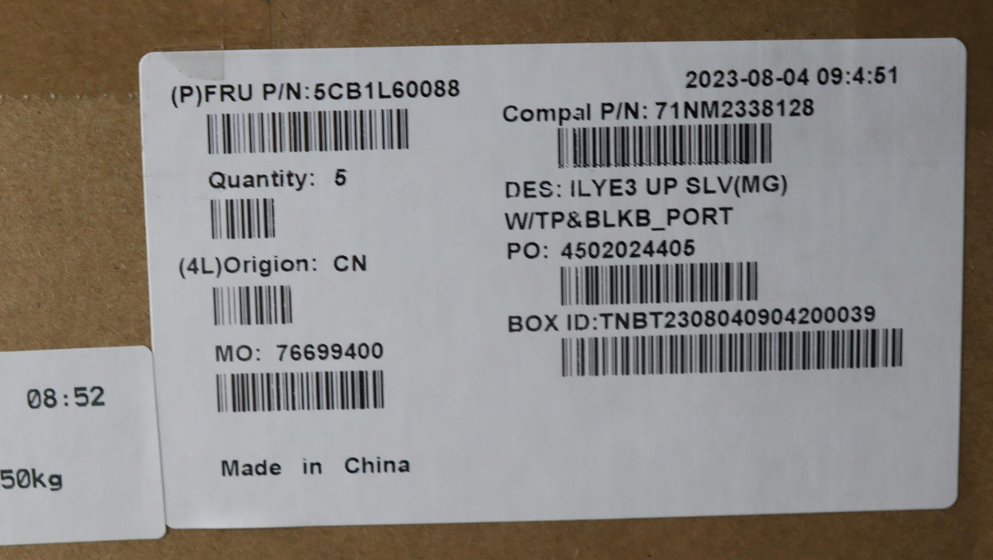 Lenovo Cover Upper Case Assembly Por - 5CB1L60088