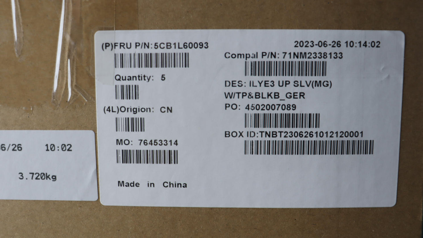 Lenovo Cover Upper Case Assembly Ger - 5CB1L60093