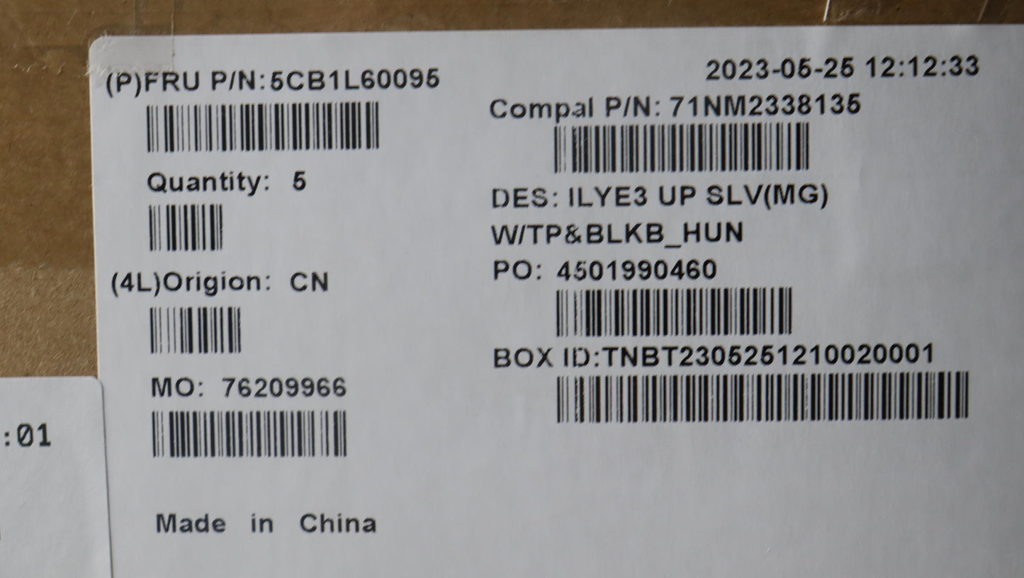Lenovo Cover Upper Case Assembly Hun - 5CB1L60095