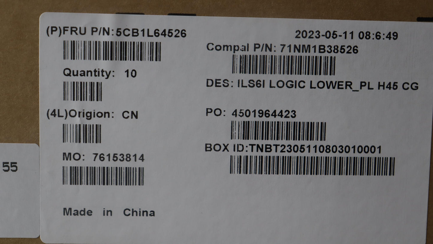 Lenovo Cover Lower Case C 82Xf Pl H45 - 5CB1L64526