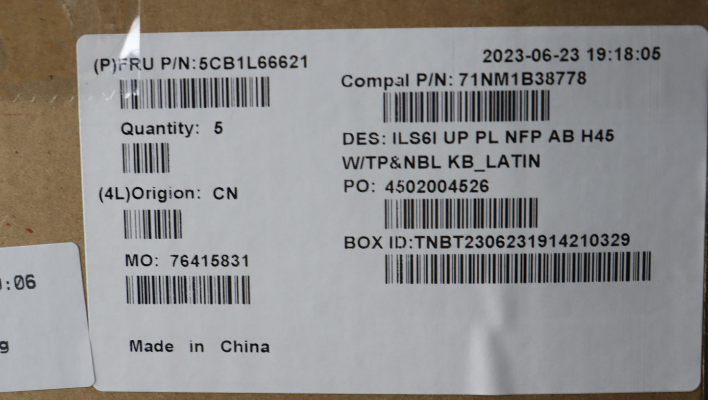 Lenovo Cover Upcase_La Spa C82Xf Nfpa - 5CB1L66621