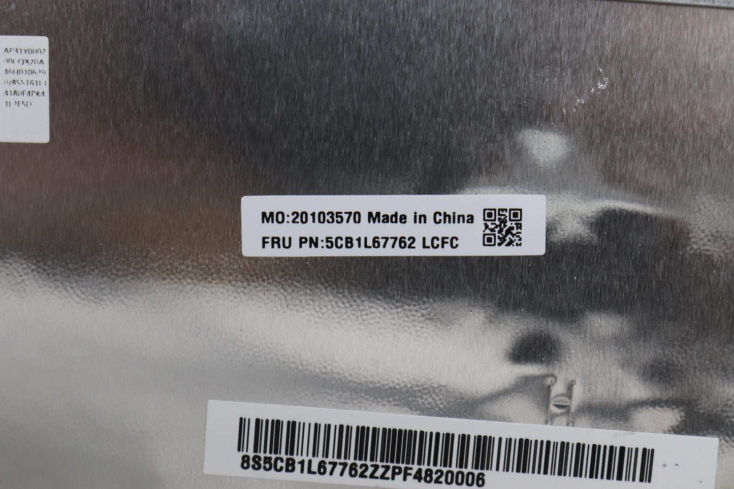 Lenovo Cover Upper Case Assembly Tc L - 5CB1L67762