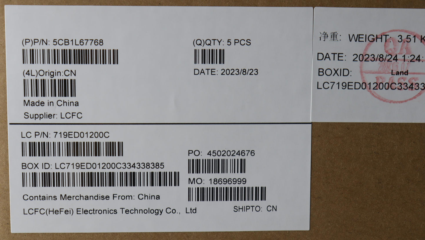 Lenovo Cover Upper Case Assembly Ara - 5CB1L67768