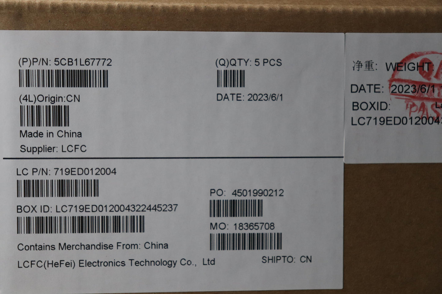 Lenovo Cover Upper Case Assembly Euro - 5CB1L67772