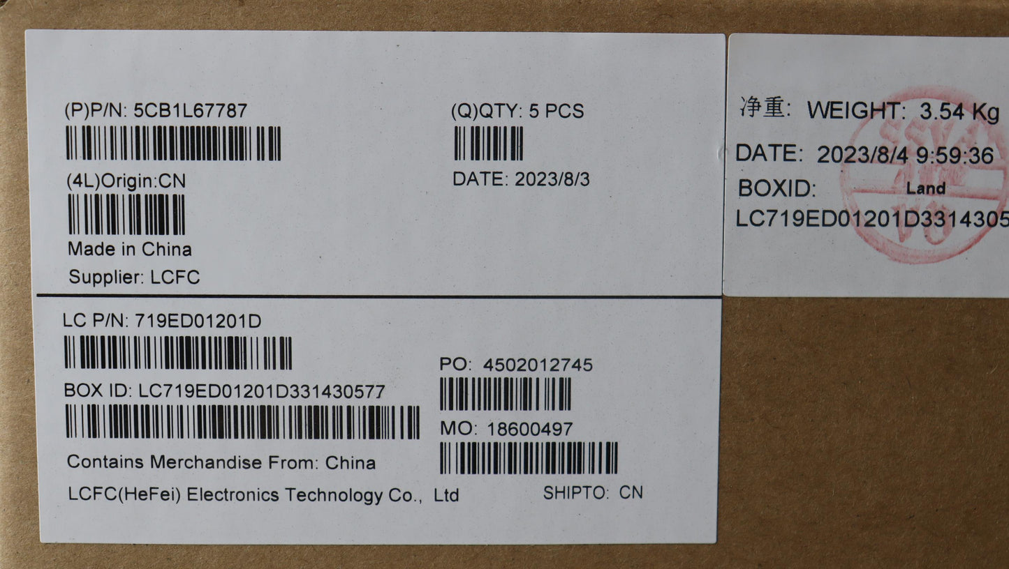 Lenovo Cover Upper Case Assembly Nord - 5CB1L67787