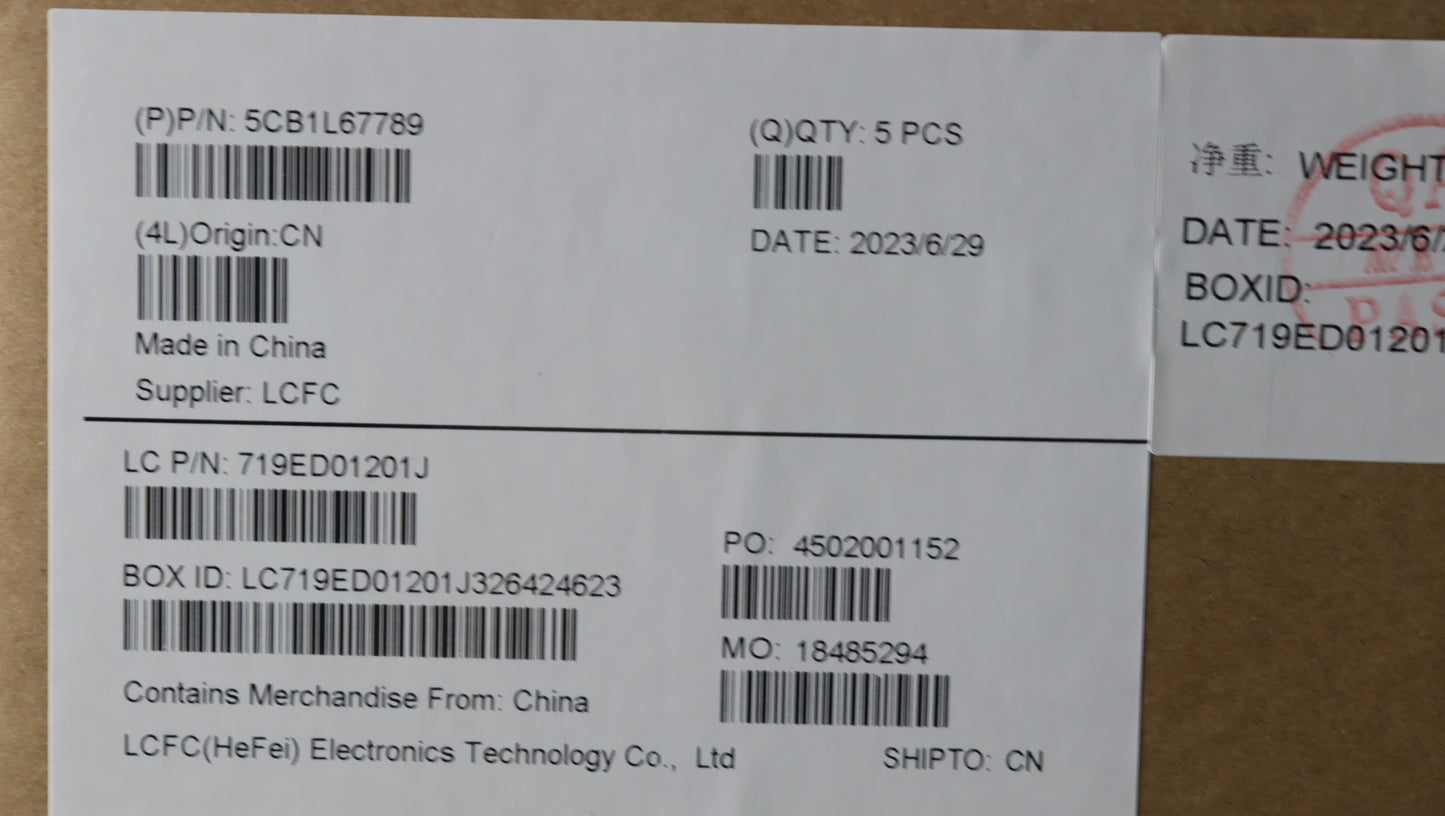 Lenovo Cover Upper Case Assembly Rus - 5CB1L67789