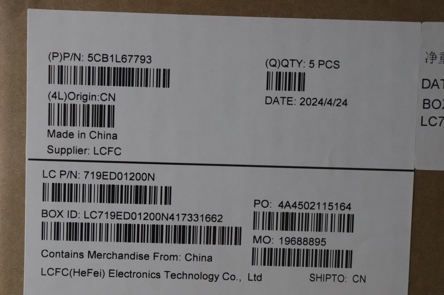 Lenovo Cover Upper Case Assembly Tc L - 5CB1L67793
