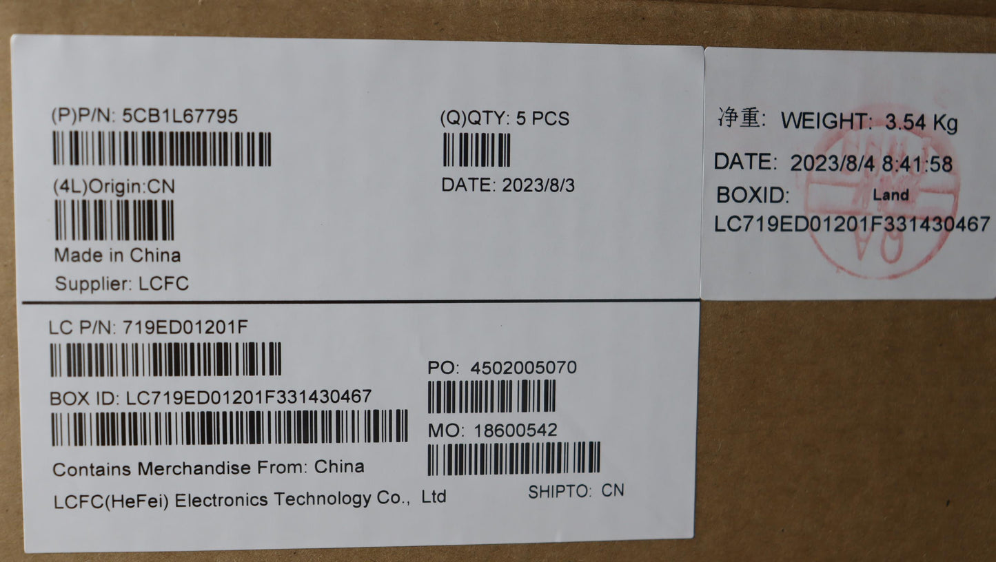 Lenovo Cover Upper Case Assembly Tur - 5CB1L67795