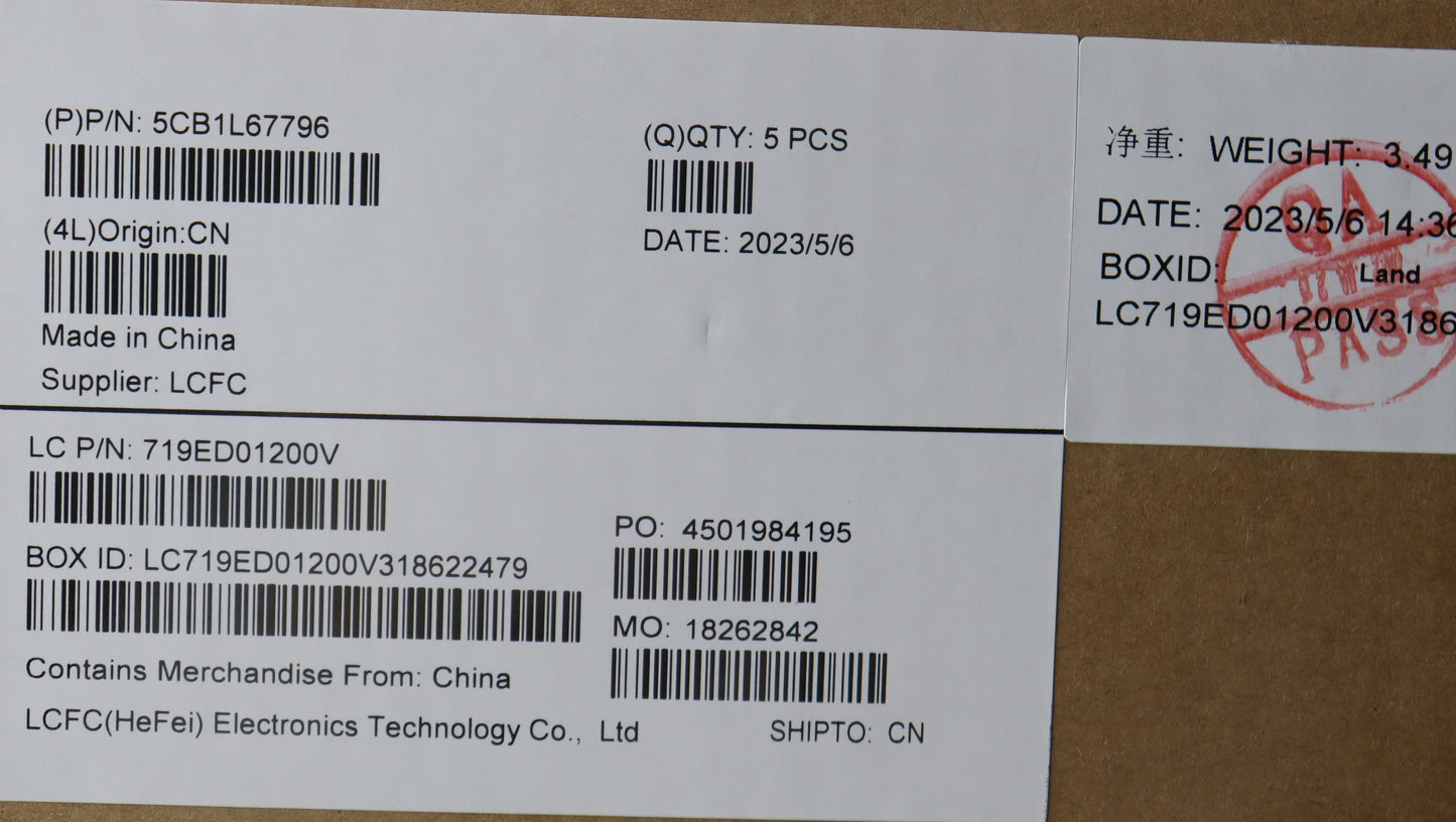 Lenovo Cover Upper Case Assembly Uke - 5CB1L67796