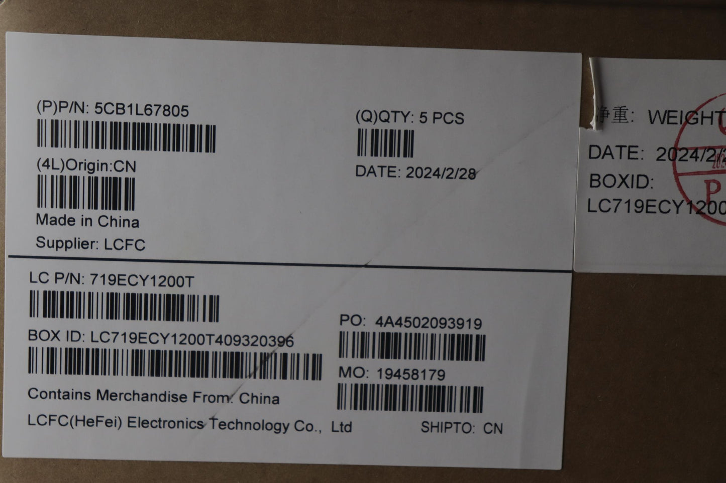 Lenovo Cover Upper Case Assembly Euro - 5CB1L67805