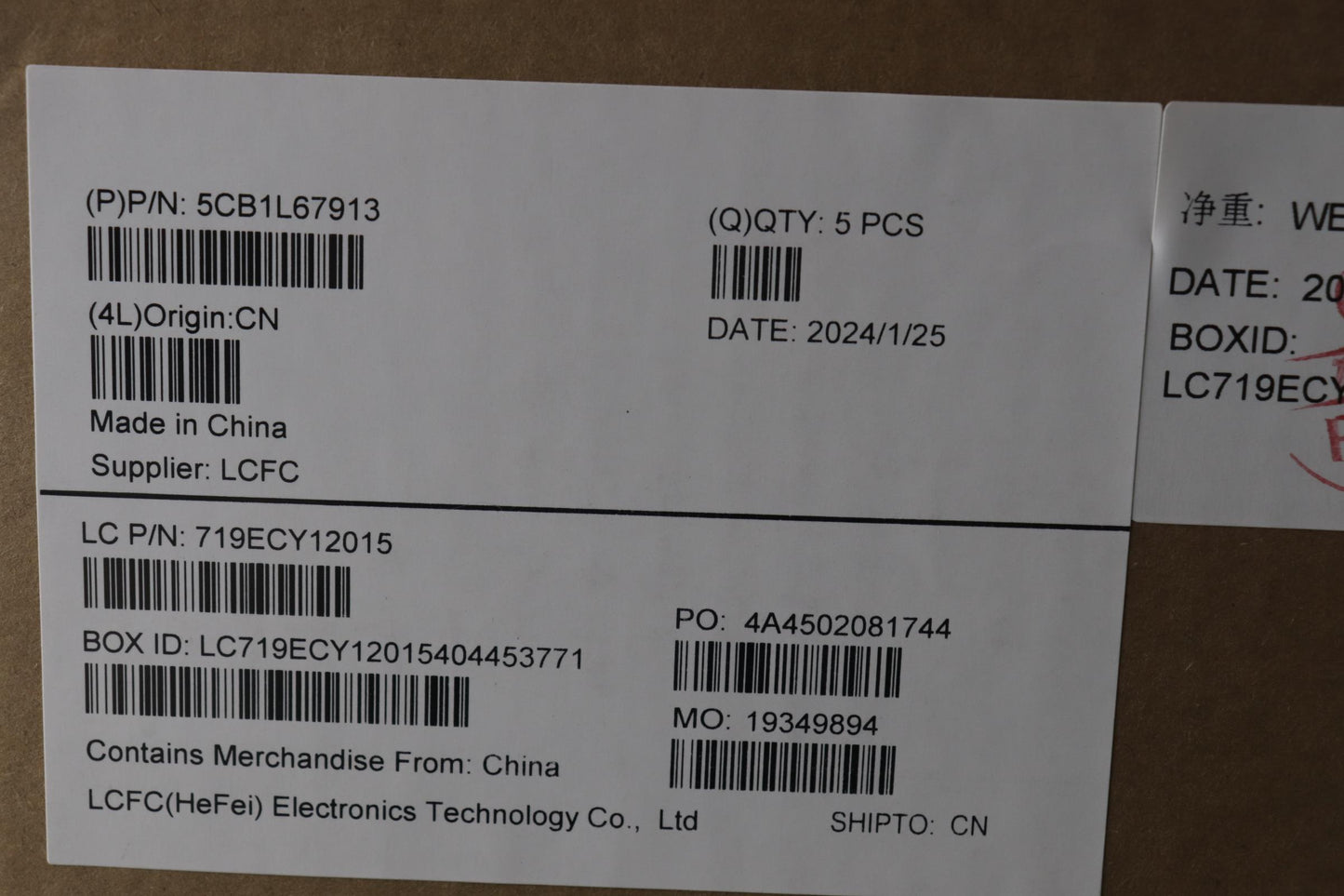 Lenovo Cover Upper Case Assembly Tc L - 5CB1L67913