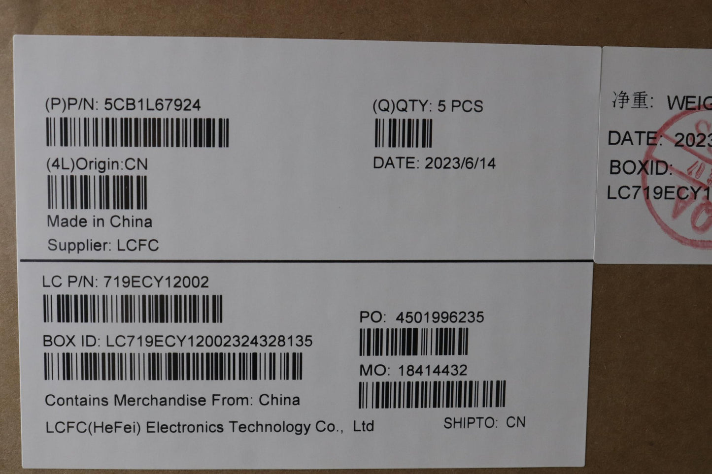 Lenovo Cover Upper Case Assembly Eng - 5CB1L67924