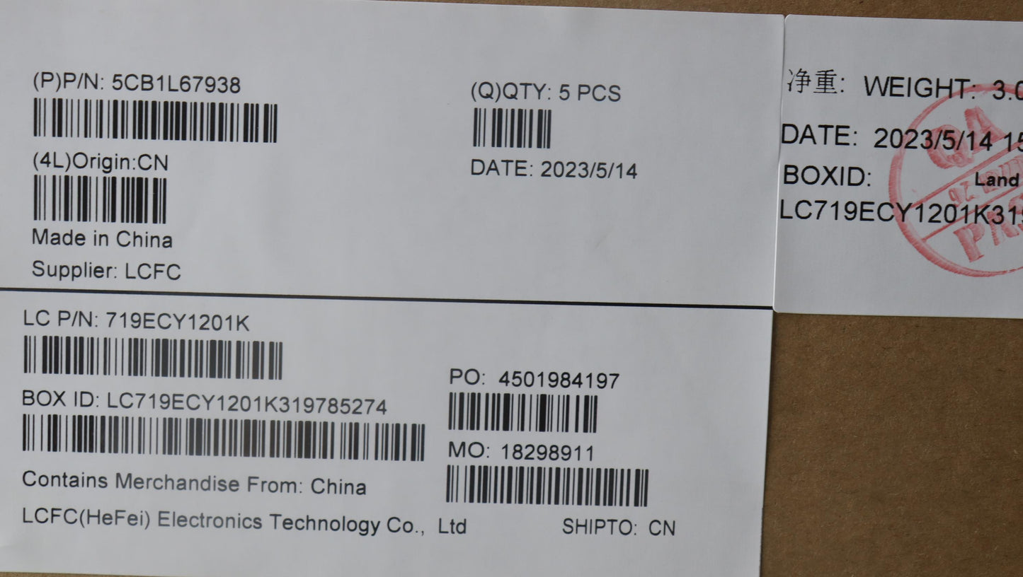 Lenovo Cover Upper Case Assembly Nord - 5CB1L67938
