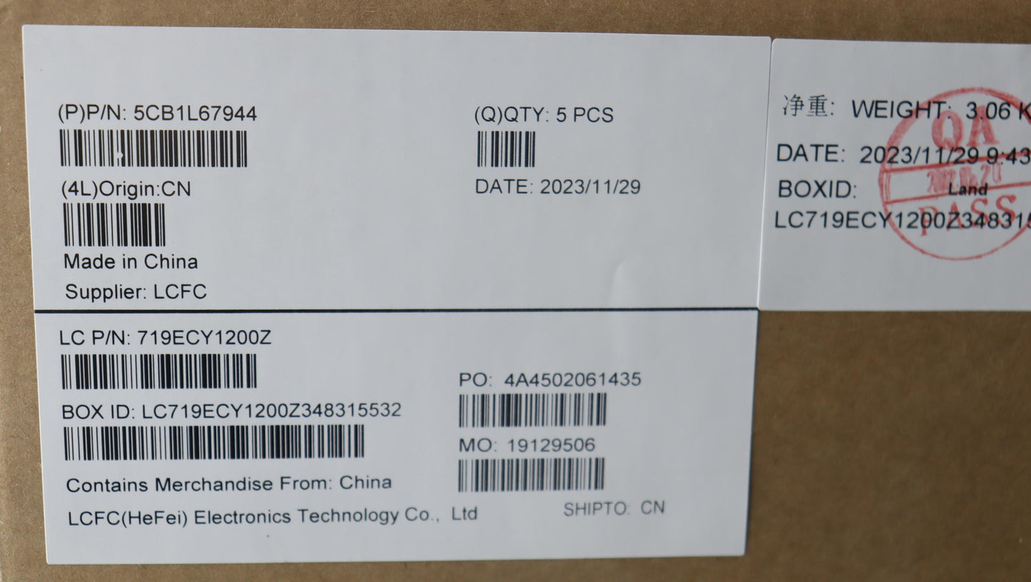Lenovo Cover Upper Case Assembly Tc L - 5CB1L67944