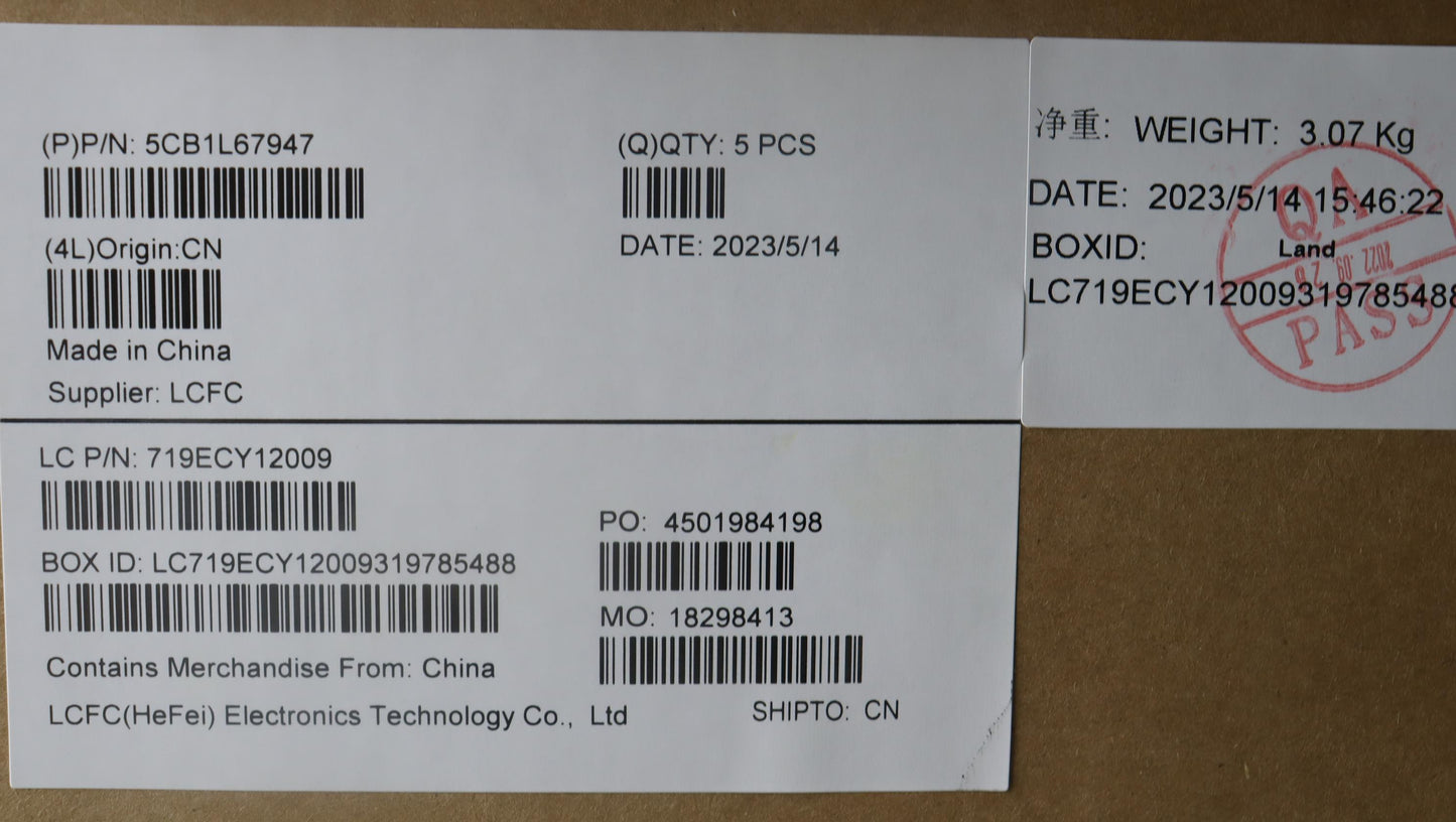 Lenovo Cover Upper Case Assembly Uke - 5CB1L67947
