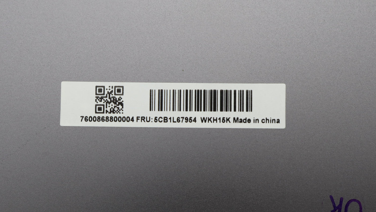 Lenovo Cover Lower Case C 82Y3 Grey - 5CB1L67954