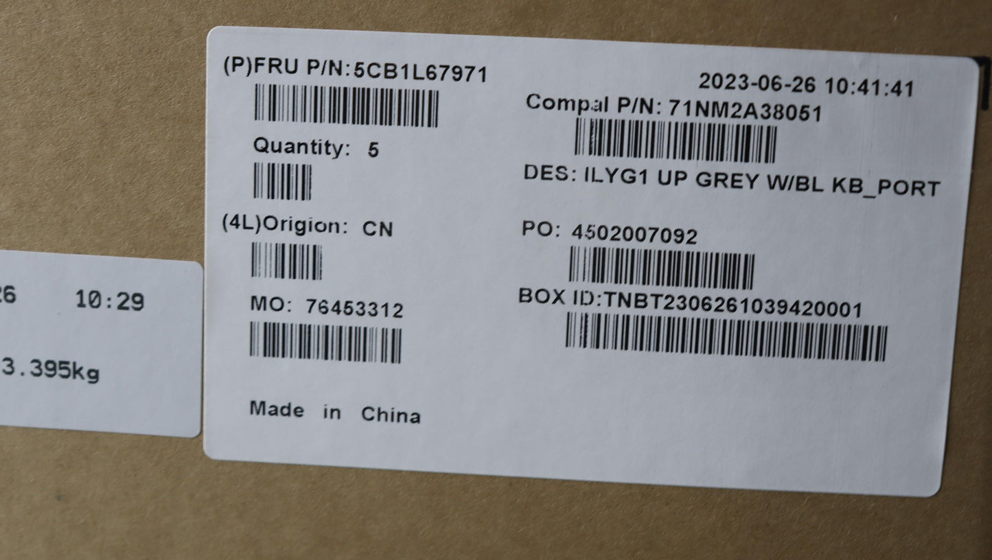 Lenovo Cover Upper Case Assembly Por - 5CB1L67971