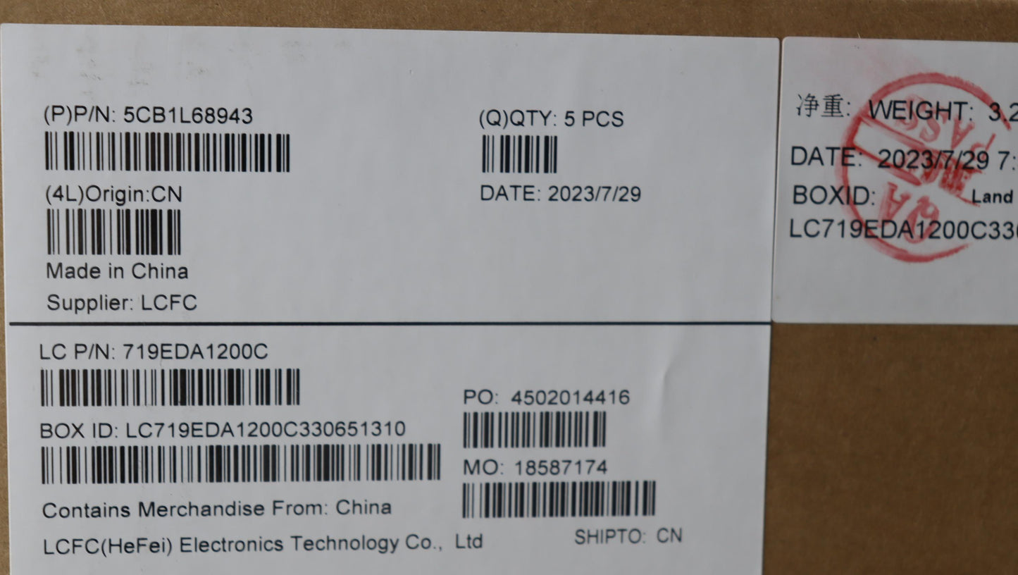 Lenovo Cover Upper Case Assembly Gre - 5CB1L68943