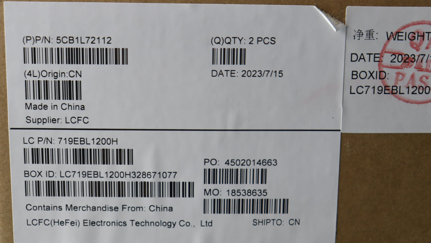 Lenovo Cover Keyboard L82Yq Assy Spa - 5CB1L72112
