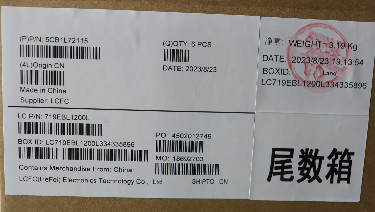 Lenovo Cover Keyboard L82Yq Assy Thai - 5CB1L72115