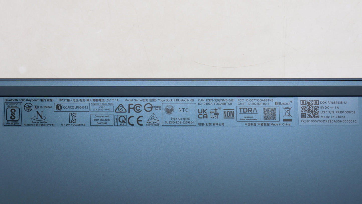 Lenovo Cover Keyboard L82Yq Assy Euro - 5CB1L72118