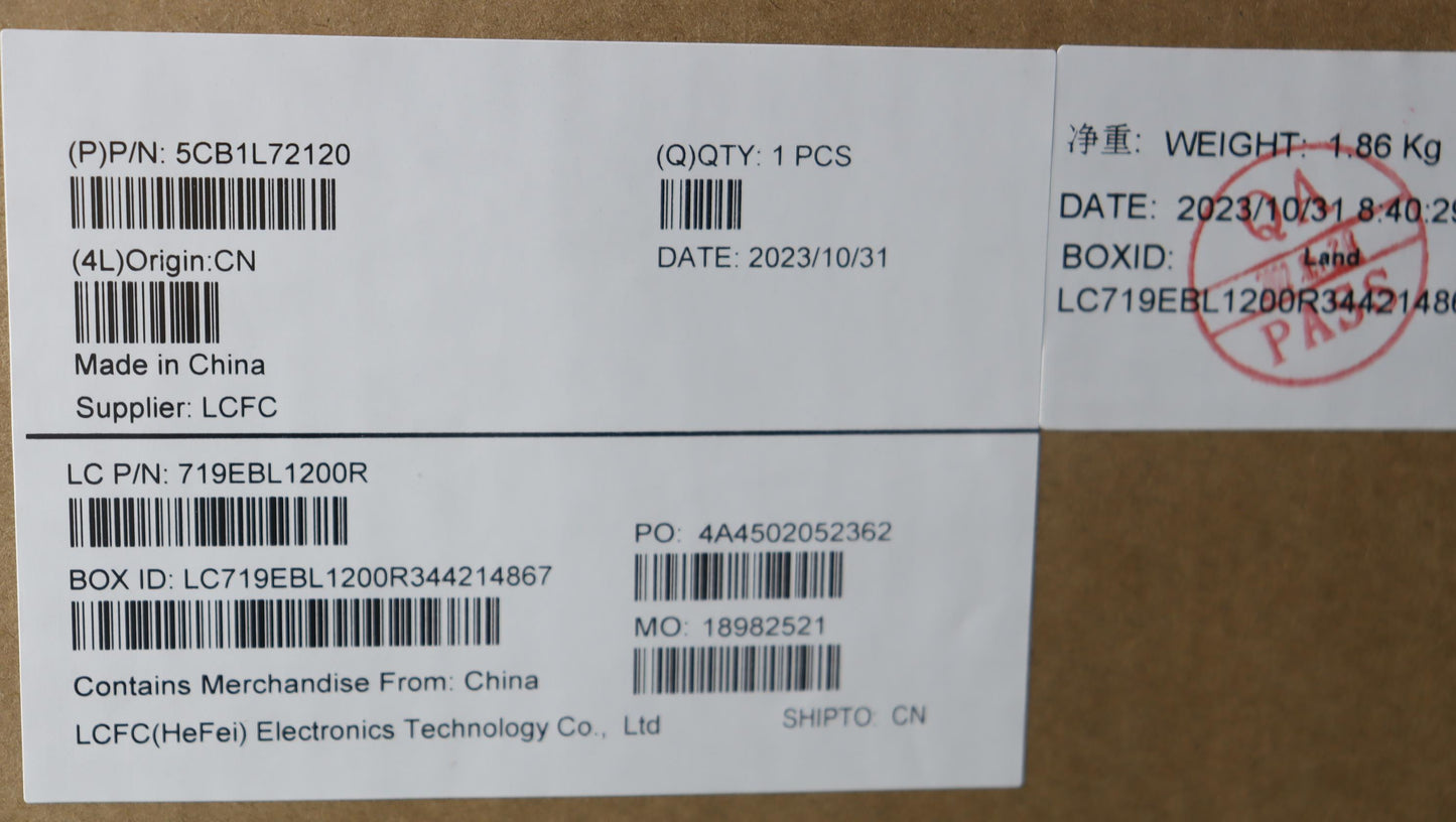 Lenovo Cover Keyboard L82Yq Assy Cze/ - 5CB1L72120