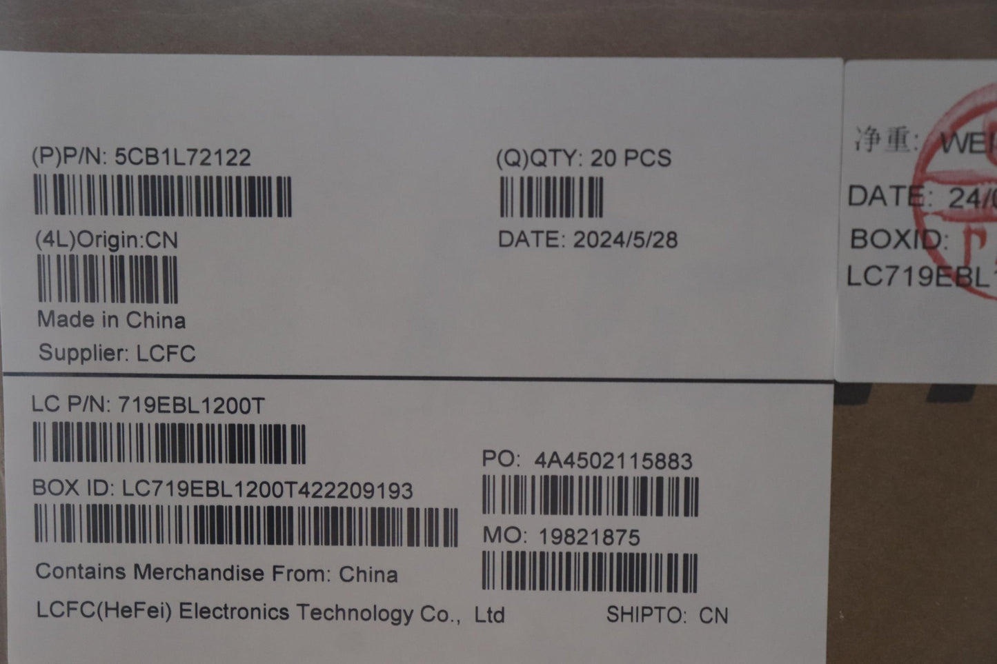 Lenovo Cover Keyboard L82Yq Assy Brl - 5CB1L72122