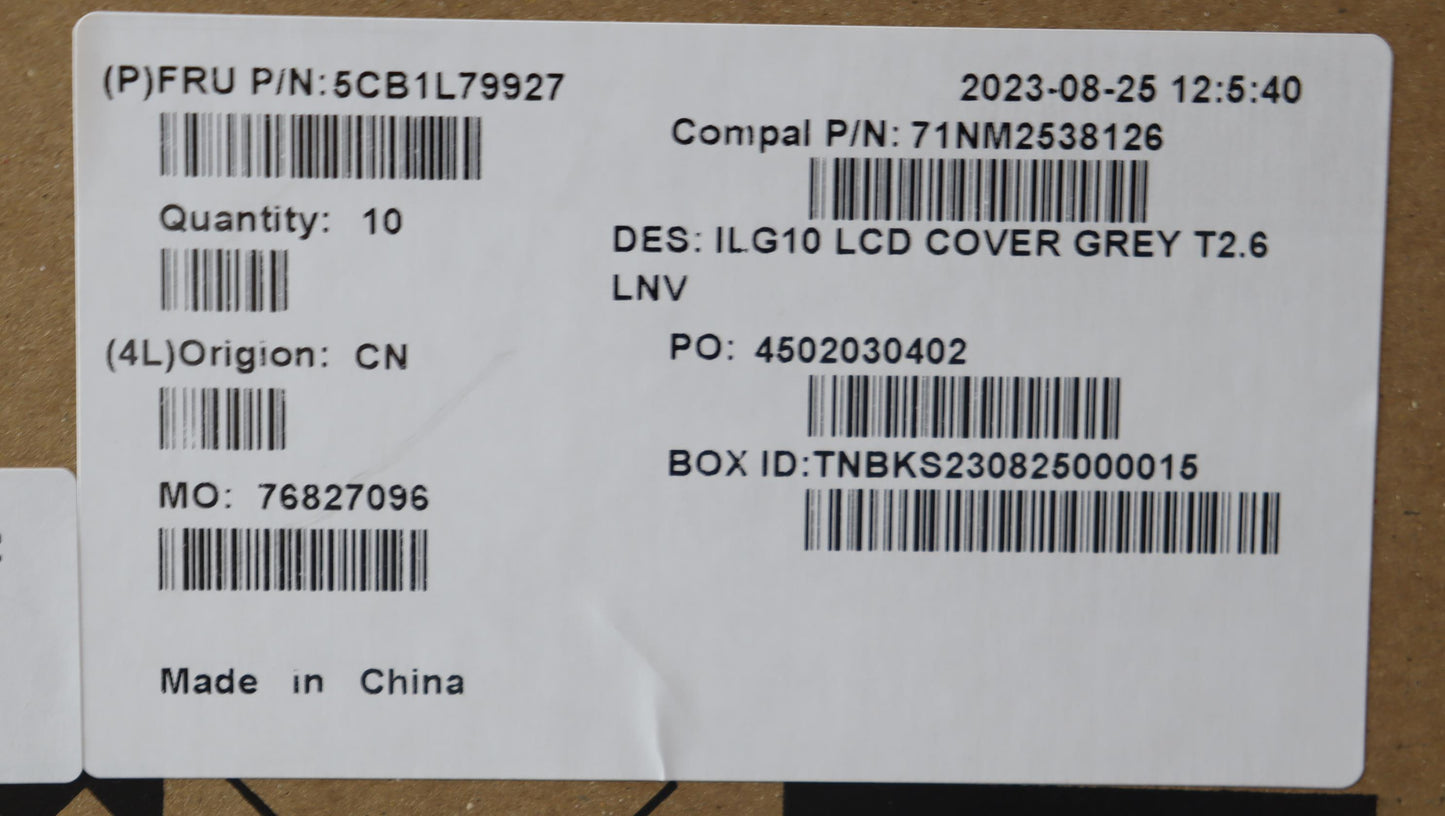 Lenovo Cover Lcd Cover C 82Xv T2.6 Ln - 5CB1L79927