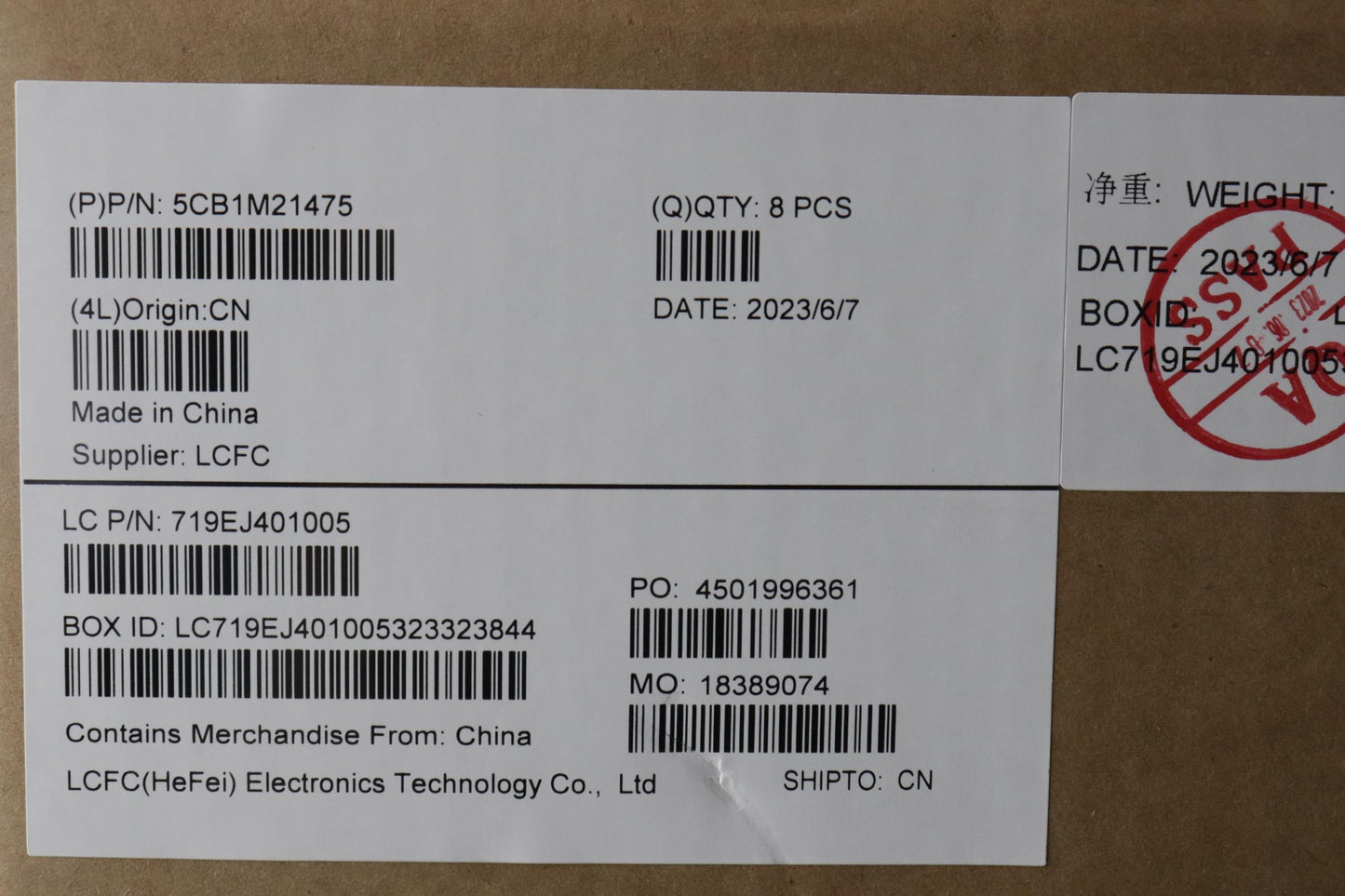 Lenovo Jing 1.0 Intel - 5CB1M21475