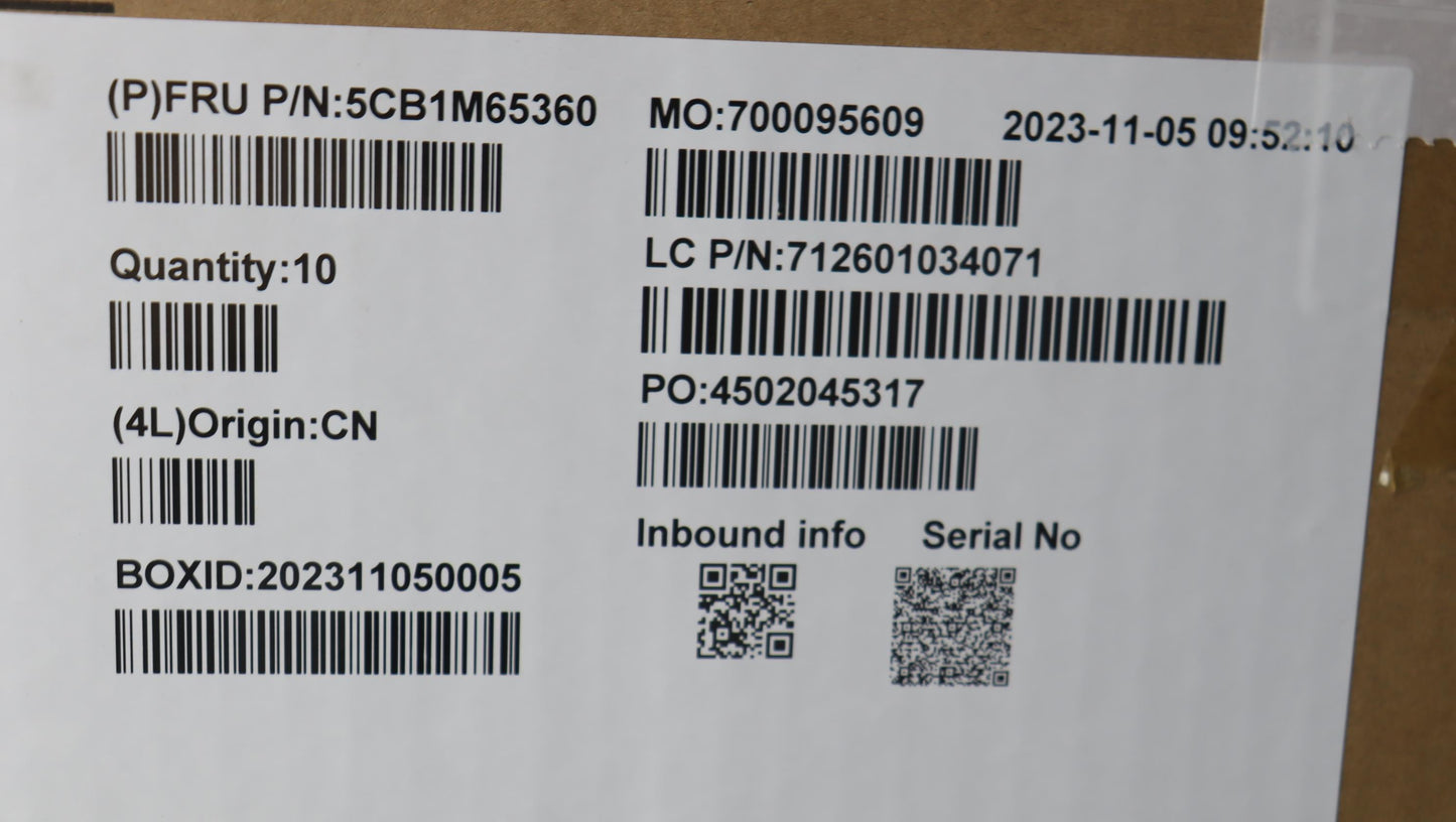 Lenovo Cover Rear Cover _Asm Bl - 5CB1M65360