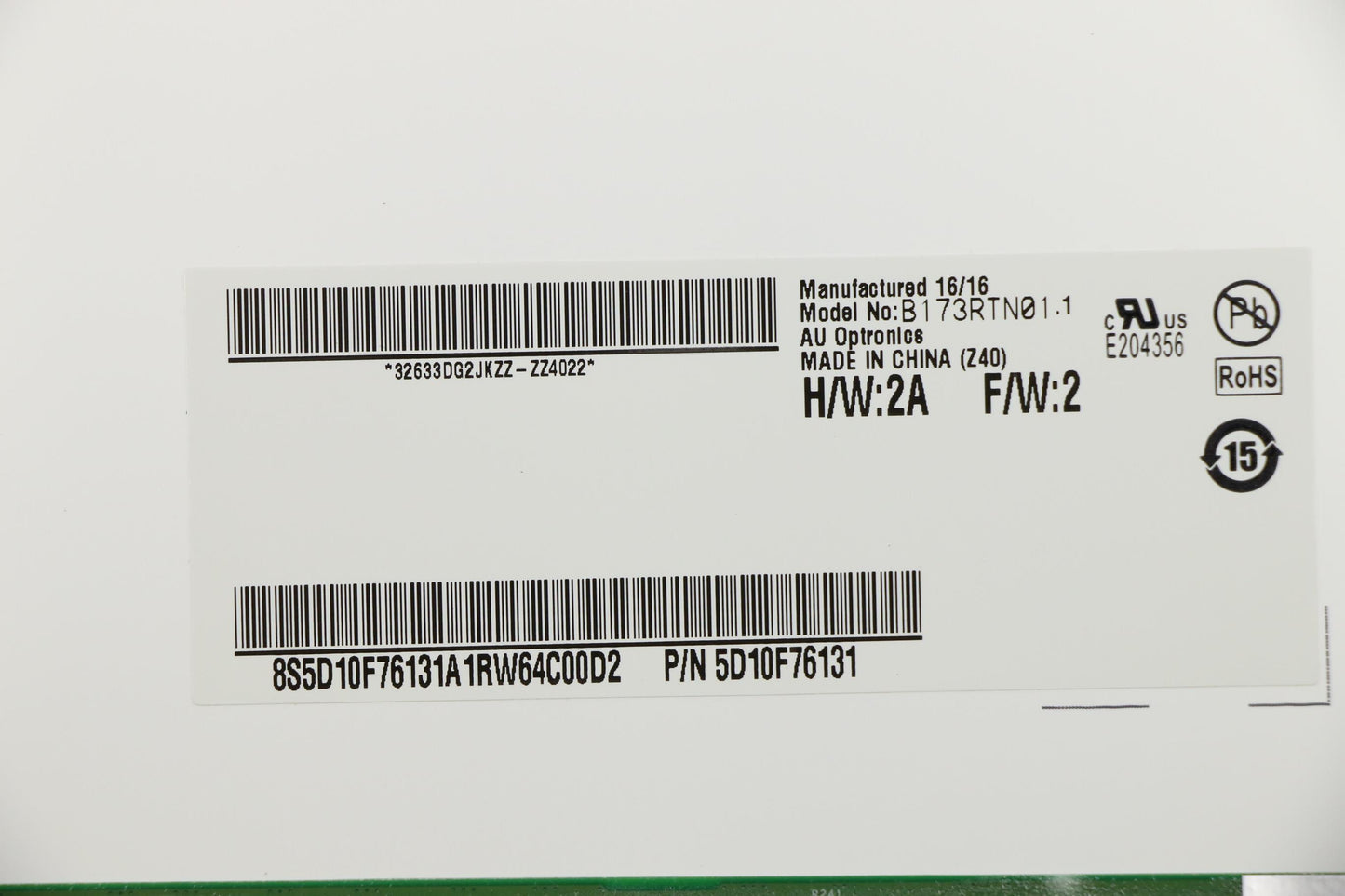 Lenovo Lp Lcd Panels - 5D10F76131