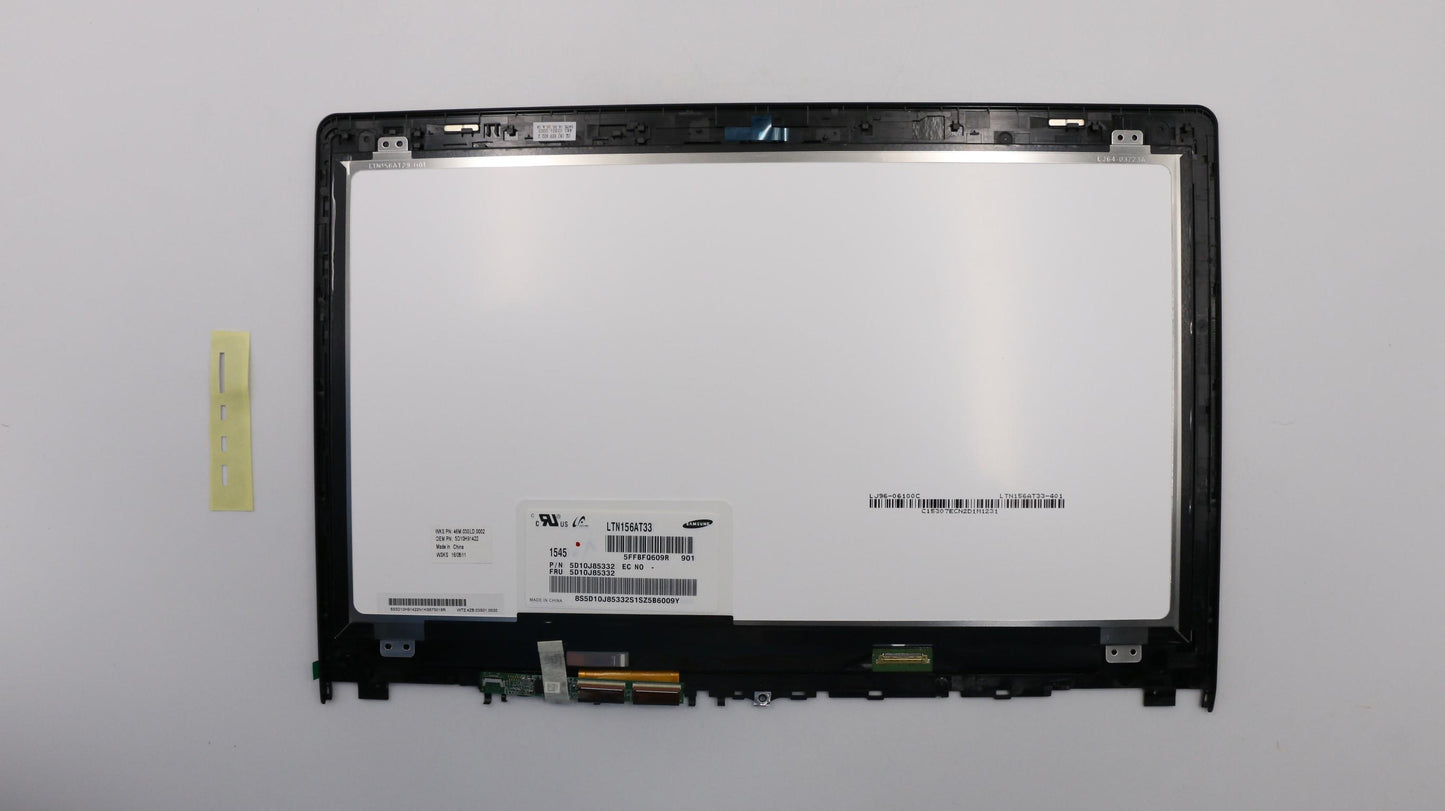Lenovo LCD Module, 15.6", HD, Touch, Anti-Glare, 220nit - 5D10H91422