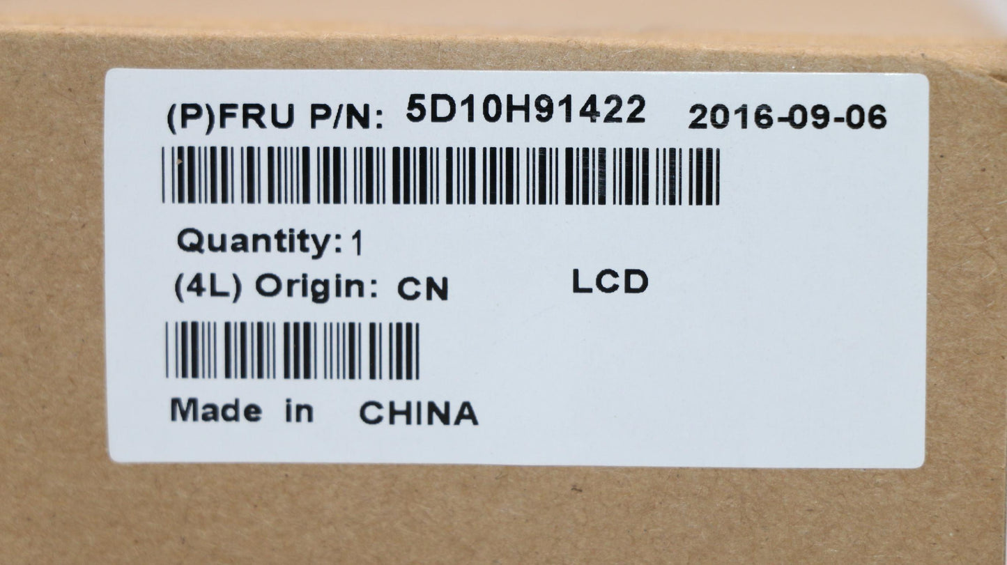 Lenovo LCD Module, 15.6", HD, Touch, Anti-Glare, 220nit - 5D10H91422