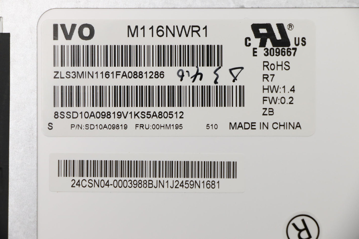 Lenovo Laptop Lcd Screen - 5D10J08414