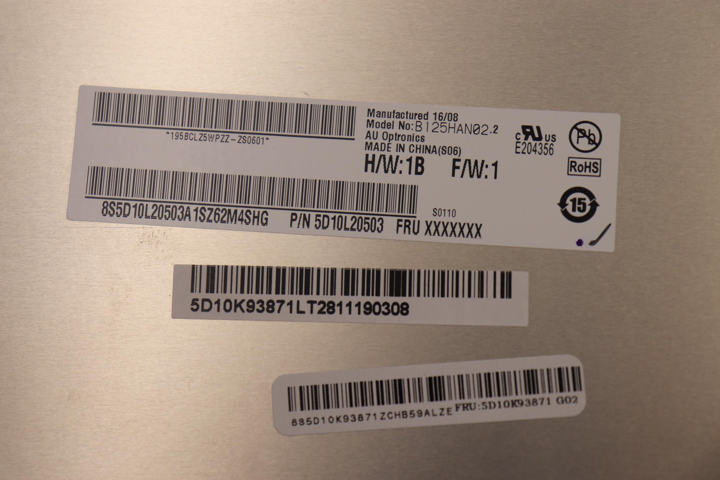 Lenovo Lp Lcd Panels - 5D10K93871
