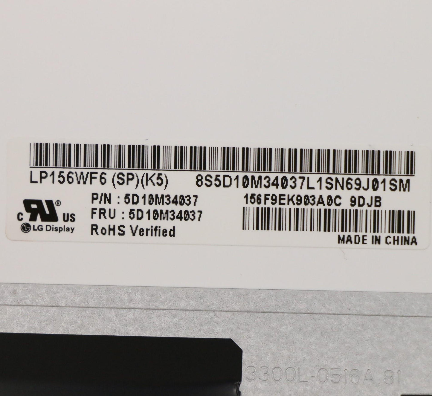 Lenovo Lglp156Wf6-Spk5Fhdiagsnb - 5D10M34037