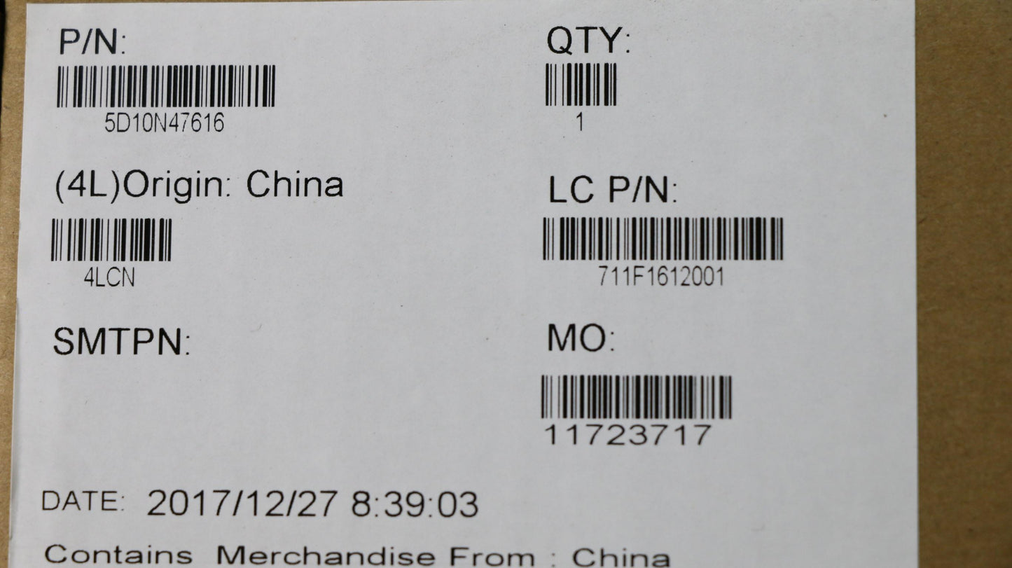 Lenovo 15.6" FHD IPS LCD Module - 5D10N47616