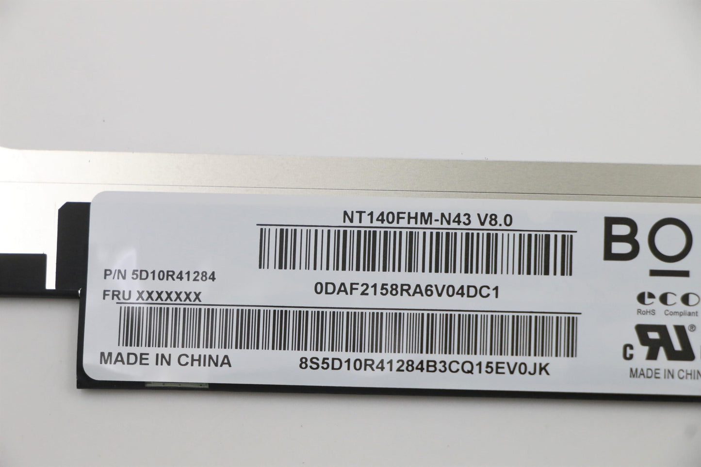 Lenovo 5D10R41284 Bo Nt140Fhm-N43 V8.0 Fhdt Ag N