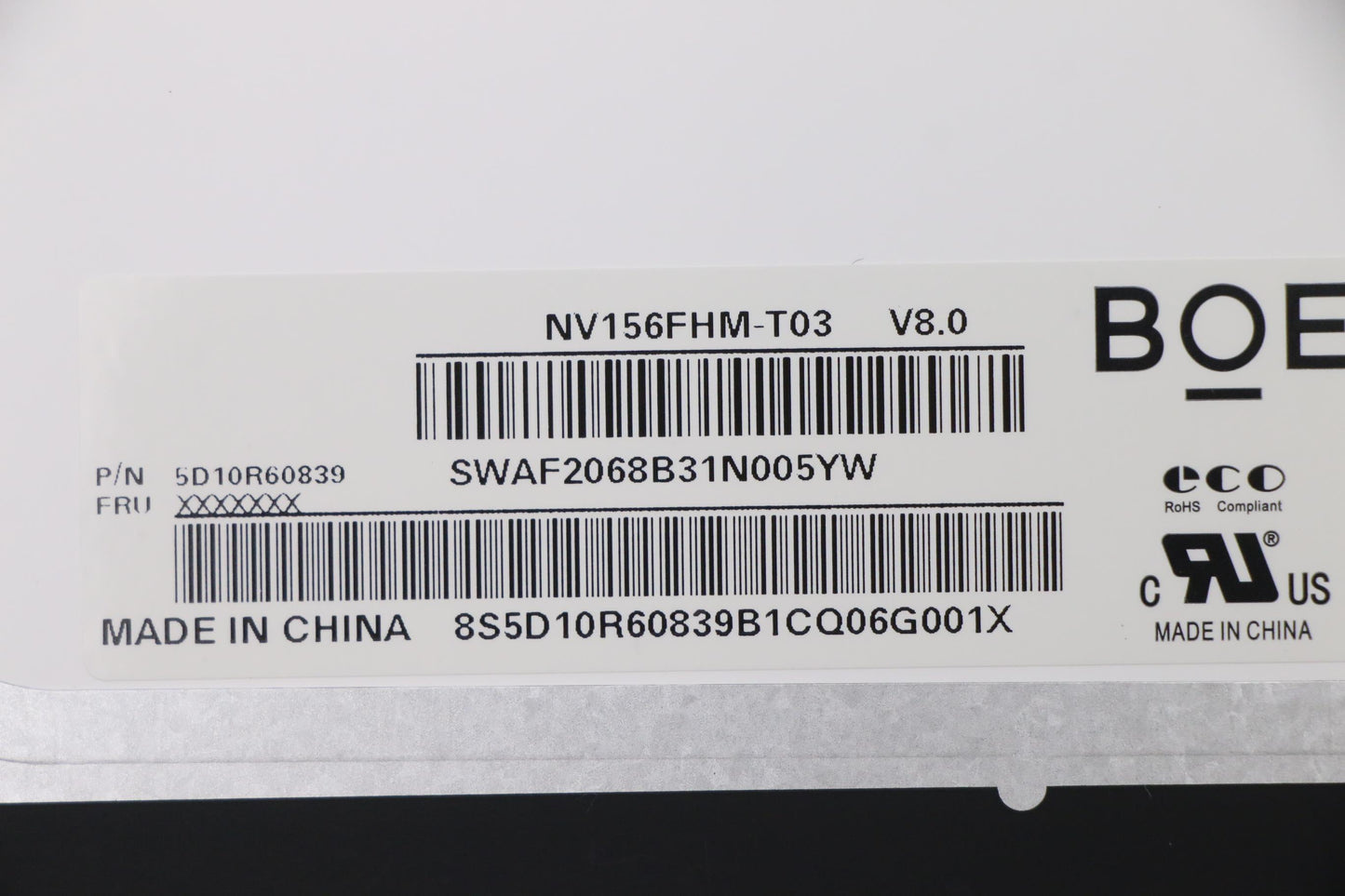 Lenovo Bo Nv156Fhm-T03 V8.0 Fhdi Ag ( - 5D10R60839