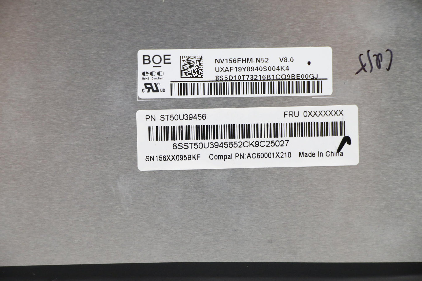 Lenovo 15.6" FHD LCD Module, Touch, IPS, Glare Finish - 5D10S39612