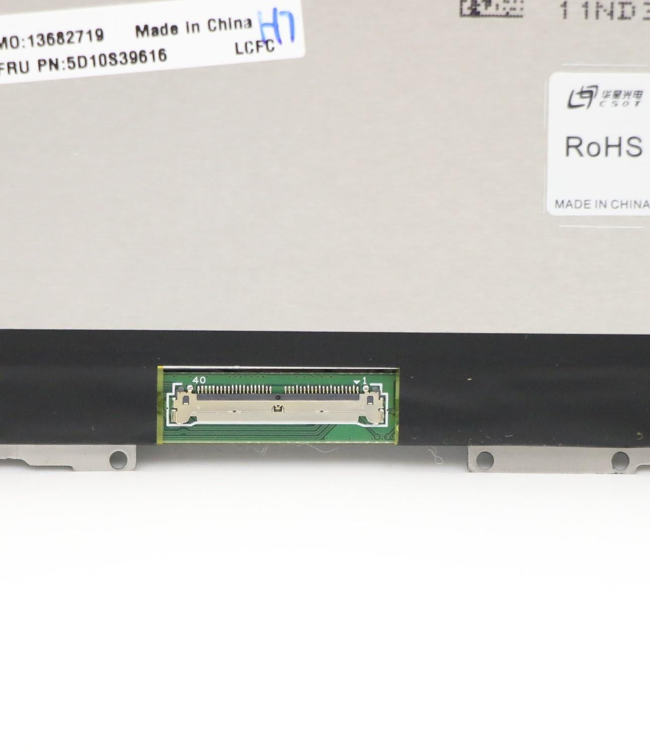 Lenovo LCD Module, 13.3" WQXGA, Non-Touch, Anti-Glare, IPS, 300 nits - 5D10S39616