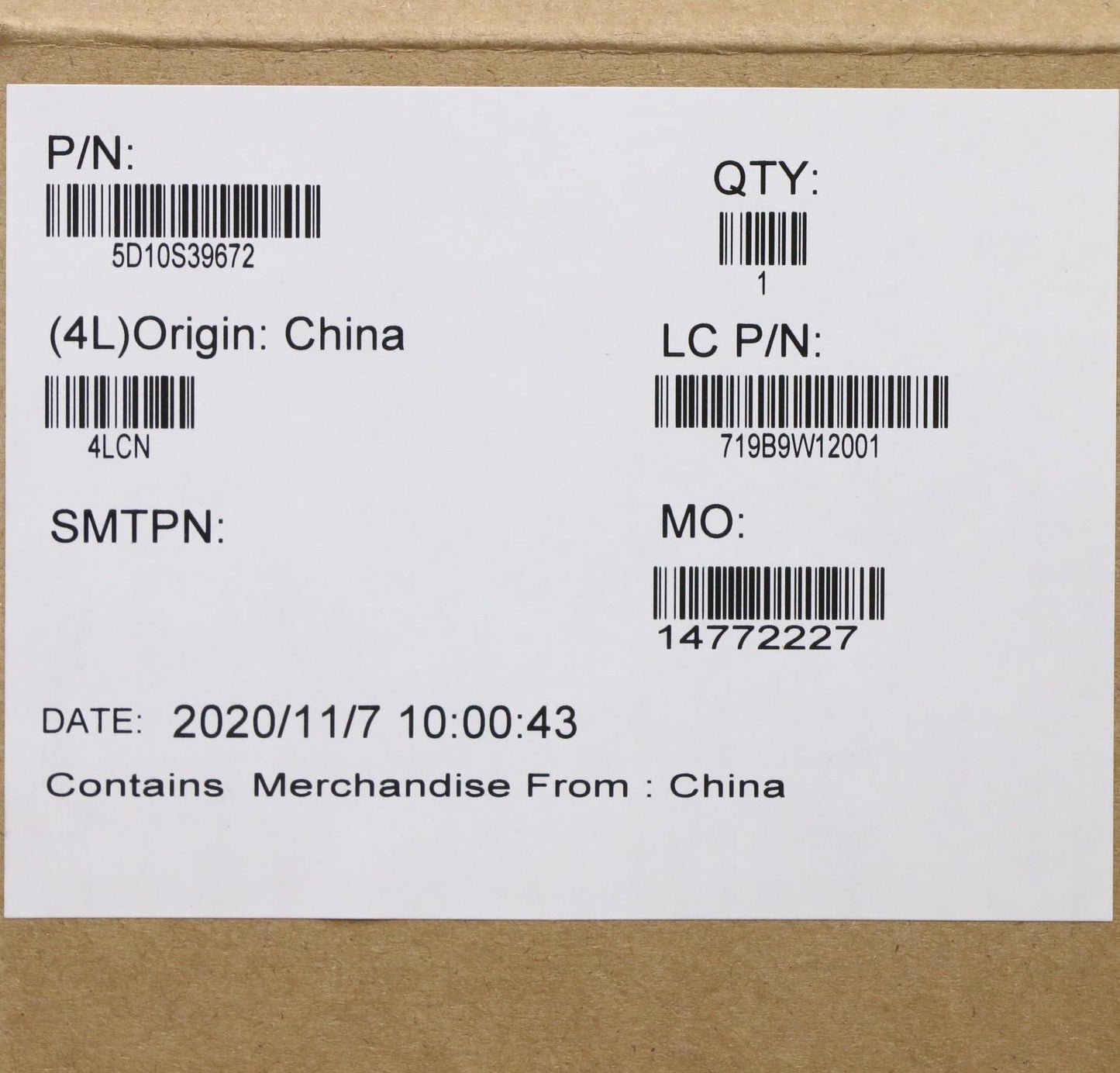 Lenovo 15.6" FHD Touchscreen LCD Module, Glossy, IPS - 5D10S39672