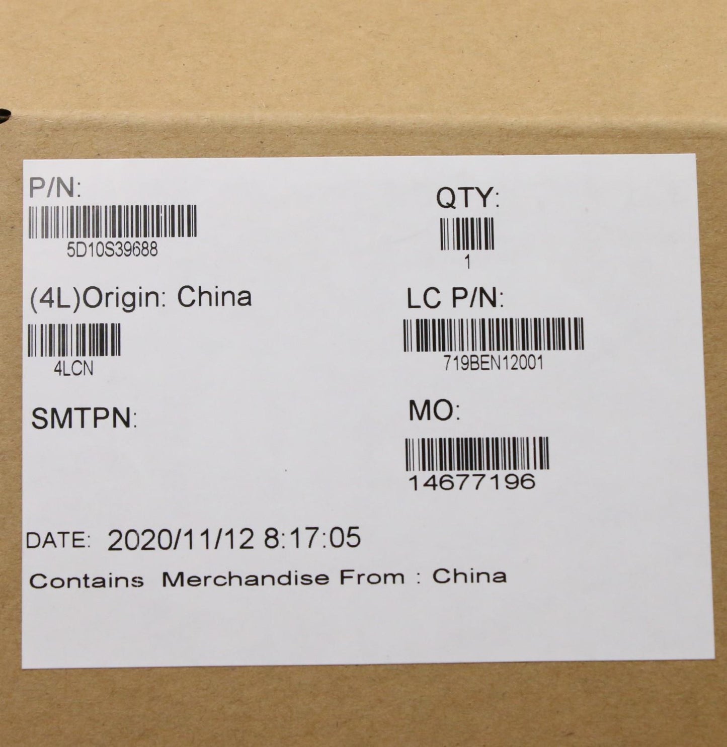 Lenovo 14" FHD LCD Module - 5D10S39688